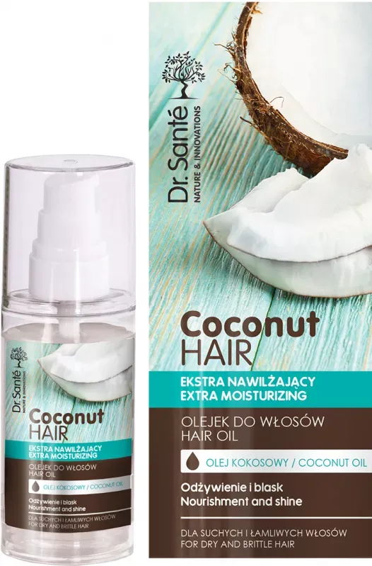 фото упаковки Dr. Sante Coconut Hair Масло для волос Экстраувлажнение