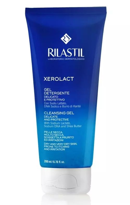 фото упаковки Rilastil Xerolact Мягкий очищающий защитный гель