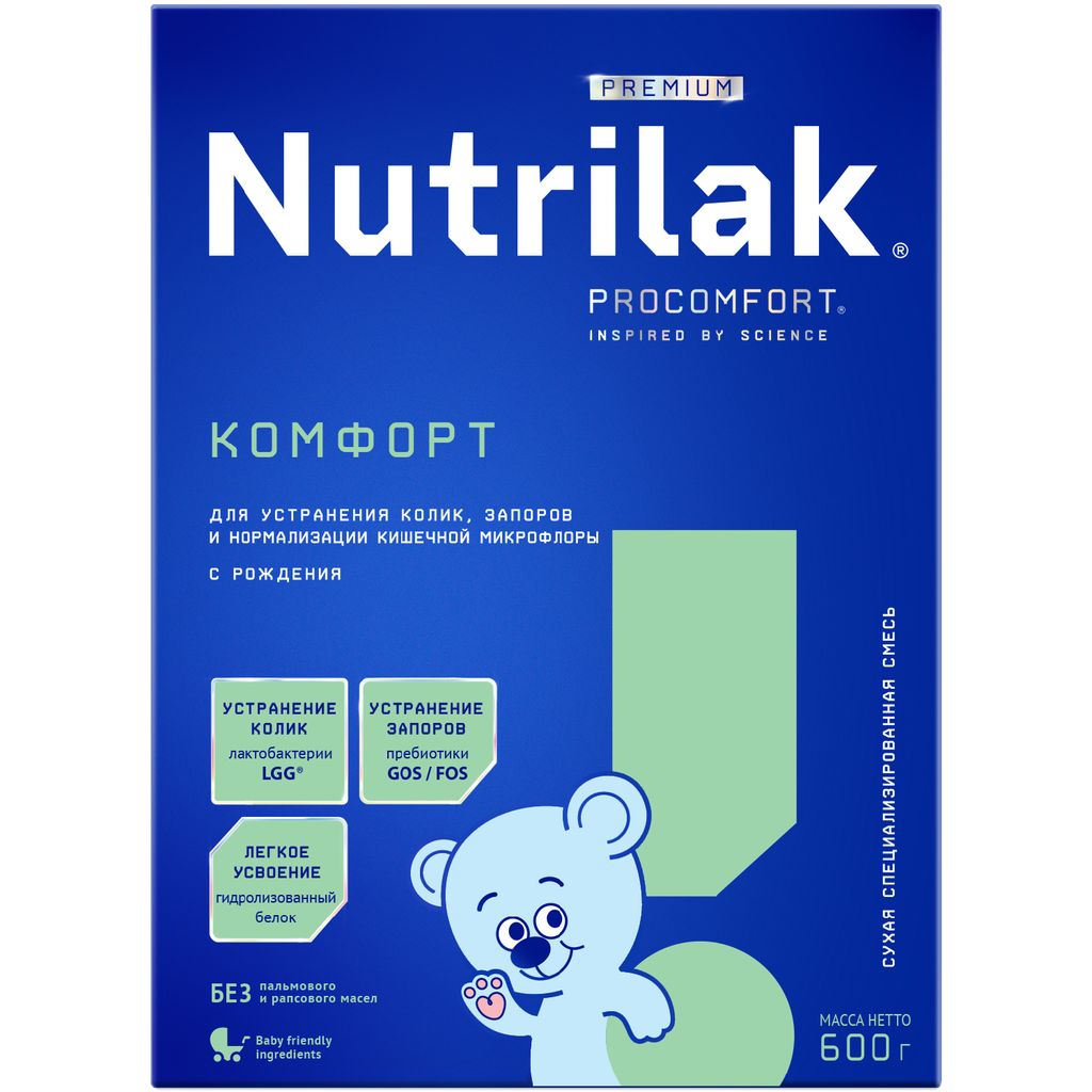 фото упаковки Nutrilak Premium Комфорт Смесь сухая специализированная