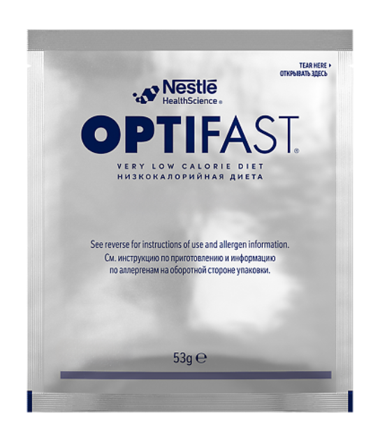 фото упаковки Optifast Диетическое лечебное энтеральное питание, для детей с 7 лет и взрослых, порошок, суп со вкусом курицы, 53 г, 1 шт. фото упаковки Optifast Диетическое лечебное энтеральное питание