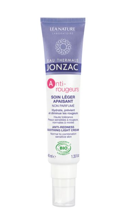 Jonzac Anti-rougeurs Легкий разглаживающий крем, крем, для кожи склонной к покраснениям и комбинированной, 40 мл, 1 шт.