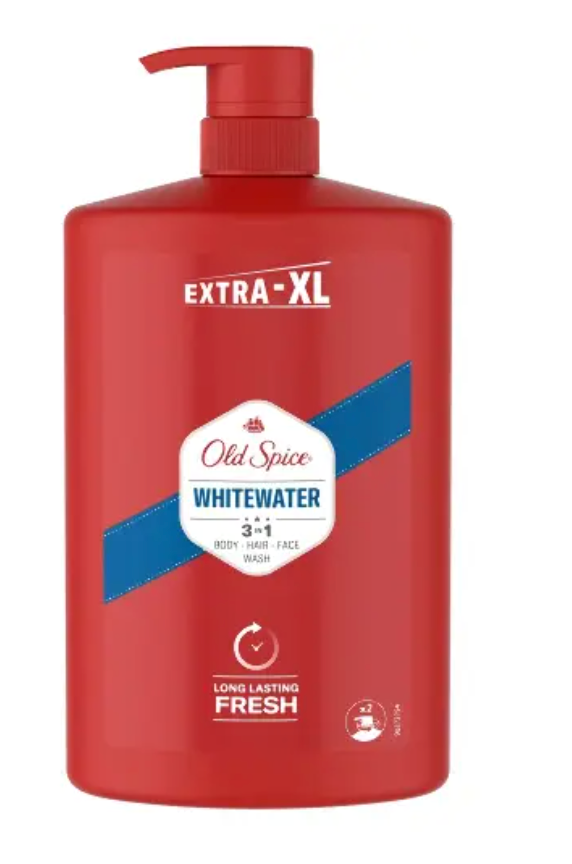 фото упаковки Old Spice Гель для душа-шампунь whitewater