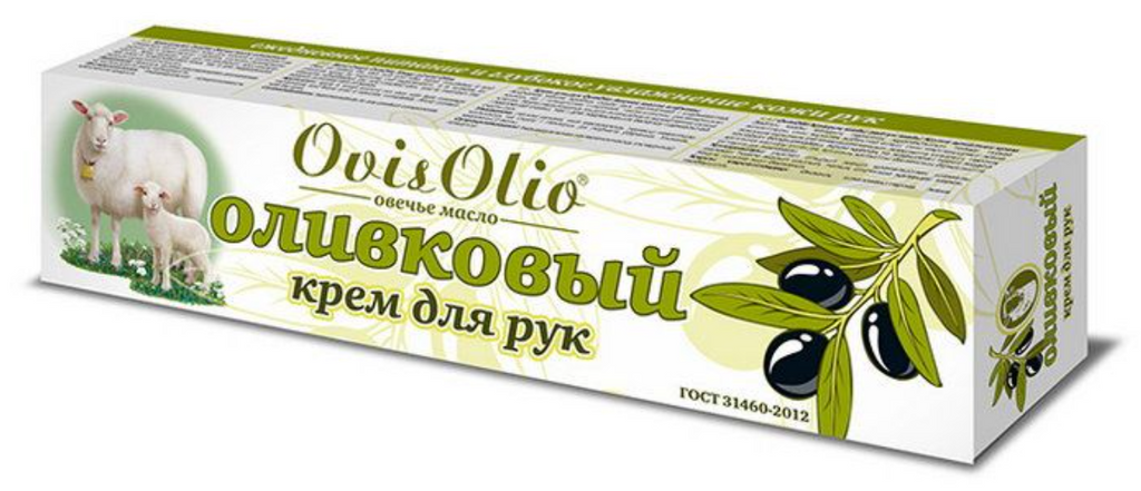 фото упаковки Овечье масло OvisOlio Крем для рук оливковый