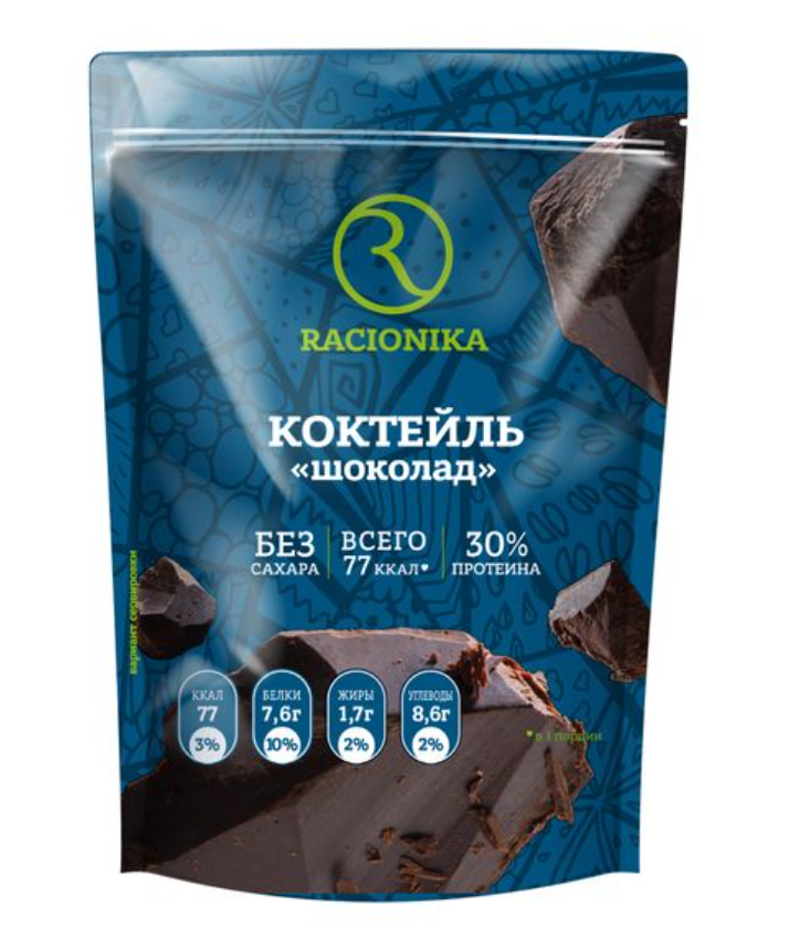 фото упаковки Racionika Diet Коктейль диетический без сахара