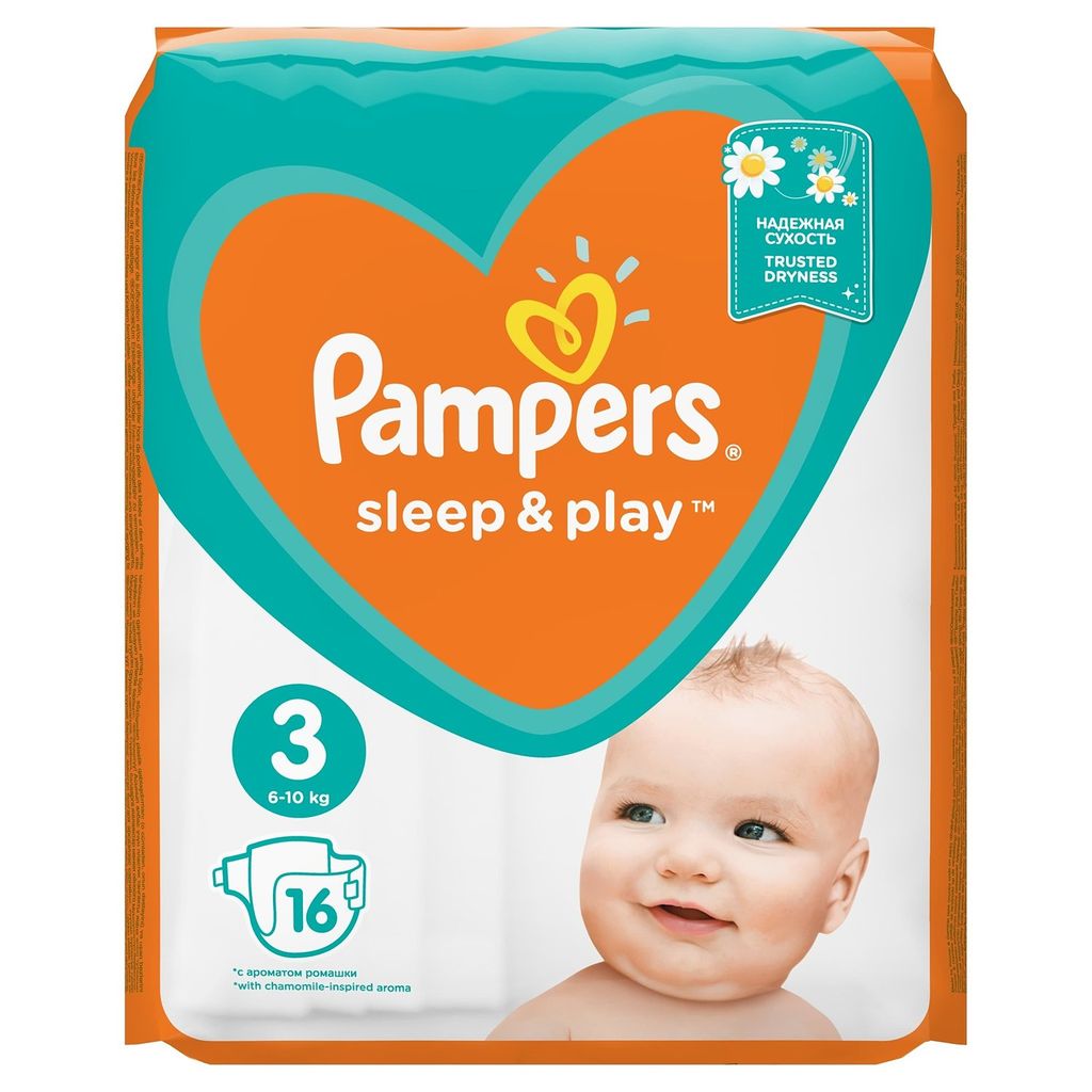 фото упаковки Pampers Sleep&Play Подгузники детские