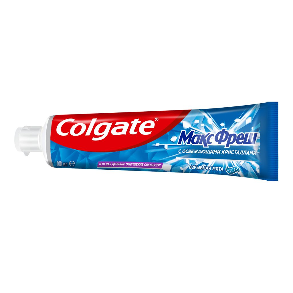 Colgate Макс Фреш Взрывная мята зубная паста, паста зубная, 100 мл, 1 шт.