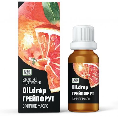 фото упаковки Оилдроп Грейпфрут эфирное масло