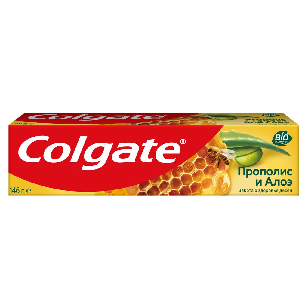 Colgate Паста зубная Прополис и Алоэ, паста зубная, 100 мл, 1 шт.