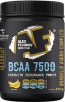 Алекс Федоров BCAA 7500 Комплекс незаменимых аминокислот, порошок, со вкусом банана, 300 г, 1 шт.