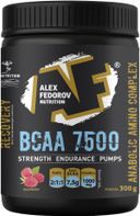 Алекс Федоров BCAA 7500 Комплекс незаменимых аминокислот, порошок, со вкусом малины, 300 г, 1 шт.