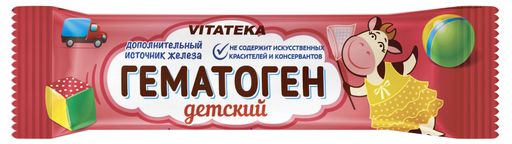 Витатека Гематоген Детский, 40 г, 1 шт.