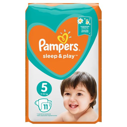 Pampers Sleep&Play Подгузники детские, р. 5, 11-16 кг, 11 шт.