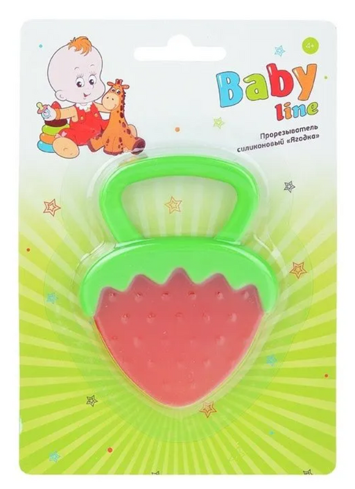 Babyline Прорезыватель силиконовый Ягодка, BD12170, 1 шт.