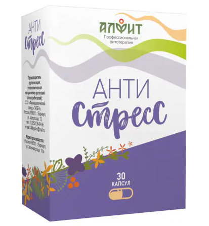 Алфит Анти-стресс, капсулы, 30 шт.