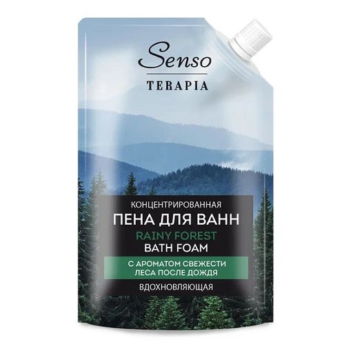 Senso Terapia Пена для ванн концентрированная вдохновляющая Rainy forest, пена для ванн, 500 мл, 1 шт.