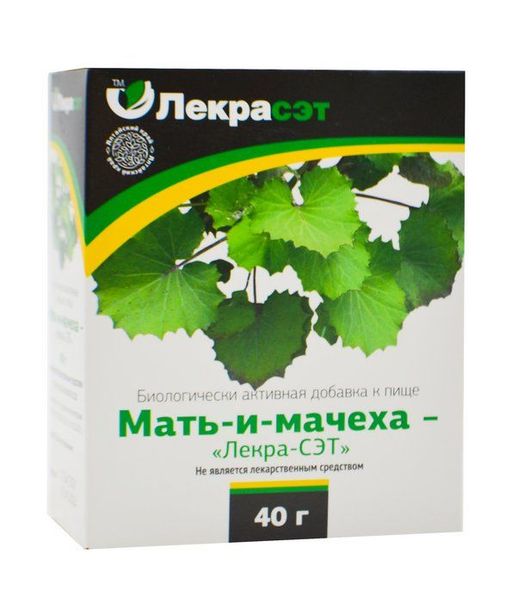 Мать-и-мачехи листья Лекра-Сэт, 40г, 1 шт.