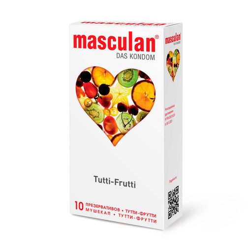 Презервативы Masculan Tutti-Frutti, 10 шт.