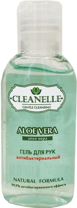 Cleanelle Гель для рук антибактериальный Алоэ Витамин Е, гель, 60 мл, 1 шт.