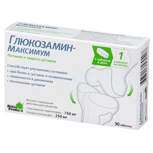 Глюкозамин-Максимум, таблетки, 30 шт.