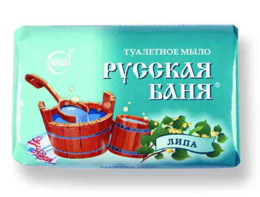 Мыло туалетное Русская Баня, мыло, с липой, 100 г, 1 шт.