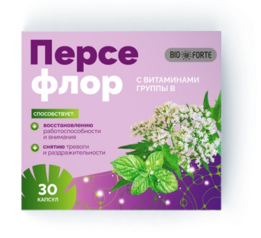 Персефлор с витаминами группы B BioForte, капсулы, 30 шт.